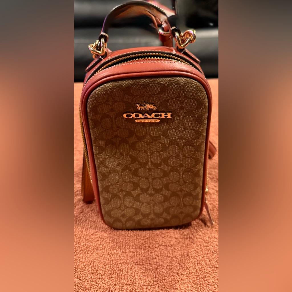Authentic Coach Travel Pouch New